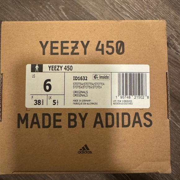 Yeezy 450 Charcoal Sneakers - Picture 3 of 3